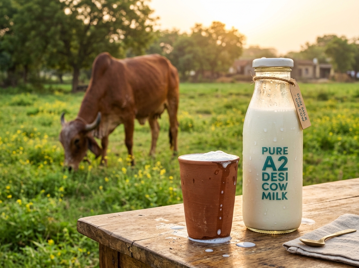 Desi cow milk (A2)